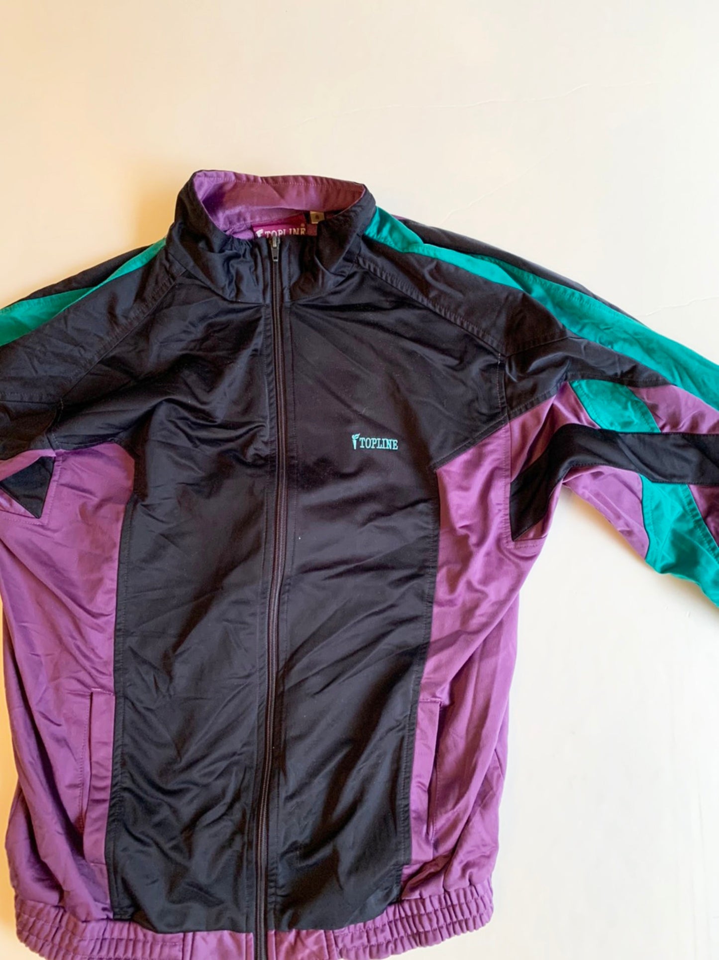 90's EURO vintage TOP LINE Track jacket(About men's L~XL)