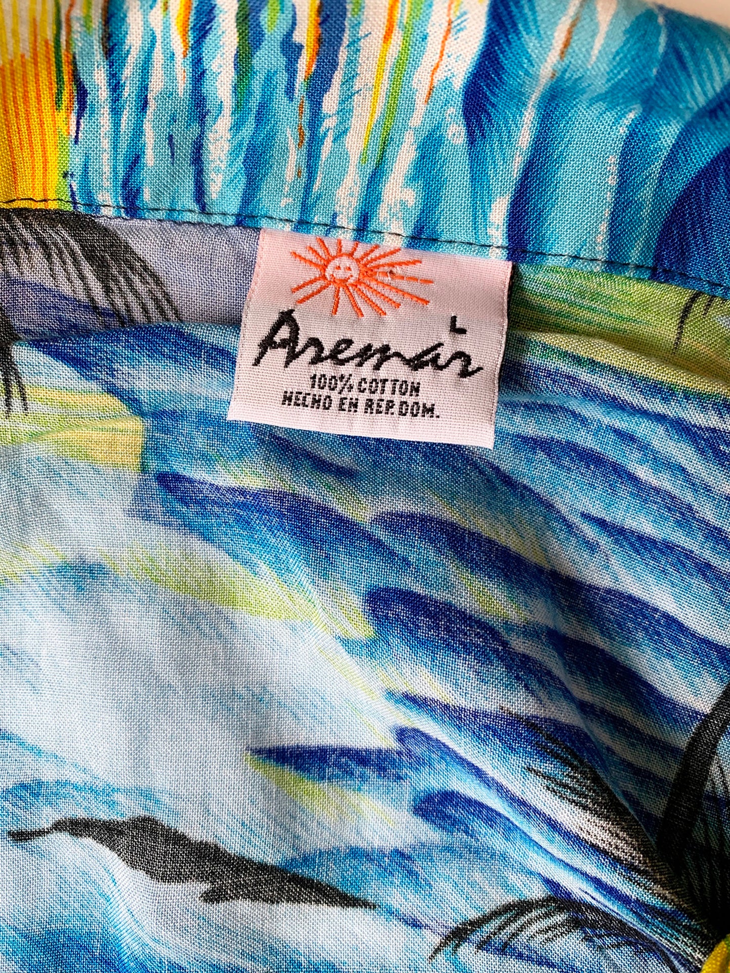 【EURO vintage 】All over pattern aloha shirt (men's L)