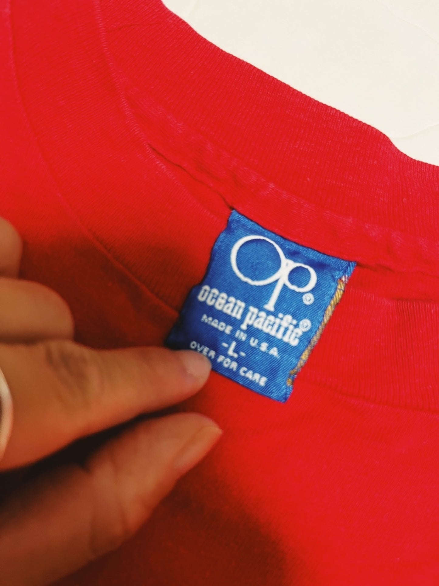 80's ocean pacific T-shirt (men's L)