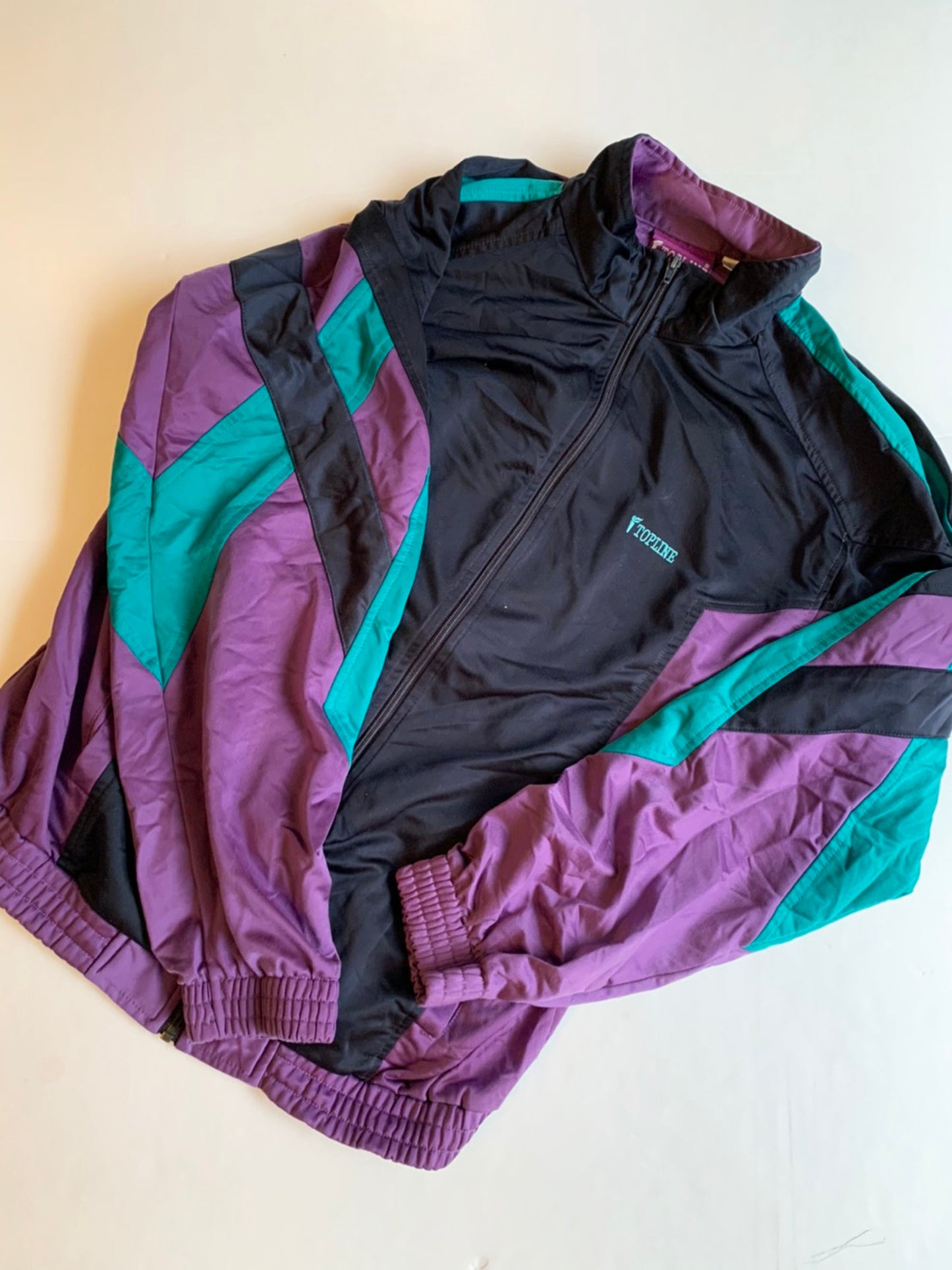 90's EURO vintage TOP LINE Track jacket(About men's L~XL)