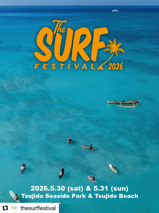 2025.05/30.5/31 The surf festival 出店のお知らせ