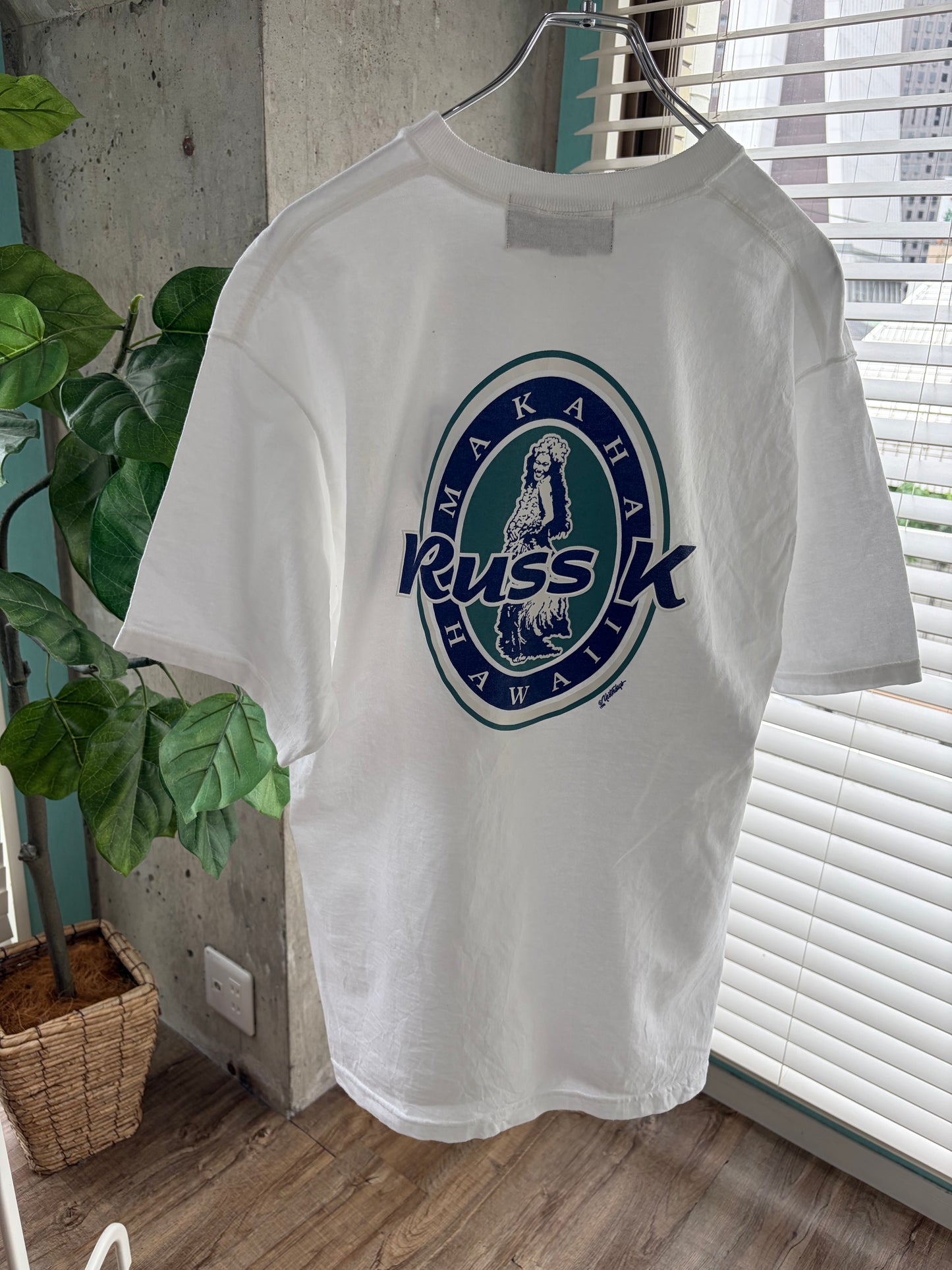 【Legend Surf Colleciton】90's Russ･K Makaha Hawaii Tee size L