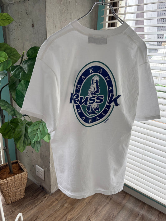 【Legend Surf Colleciton】90's Russ･K Makaha Hawaii Tee size L