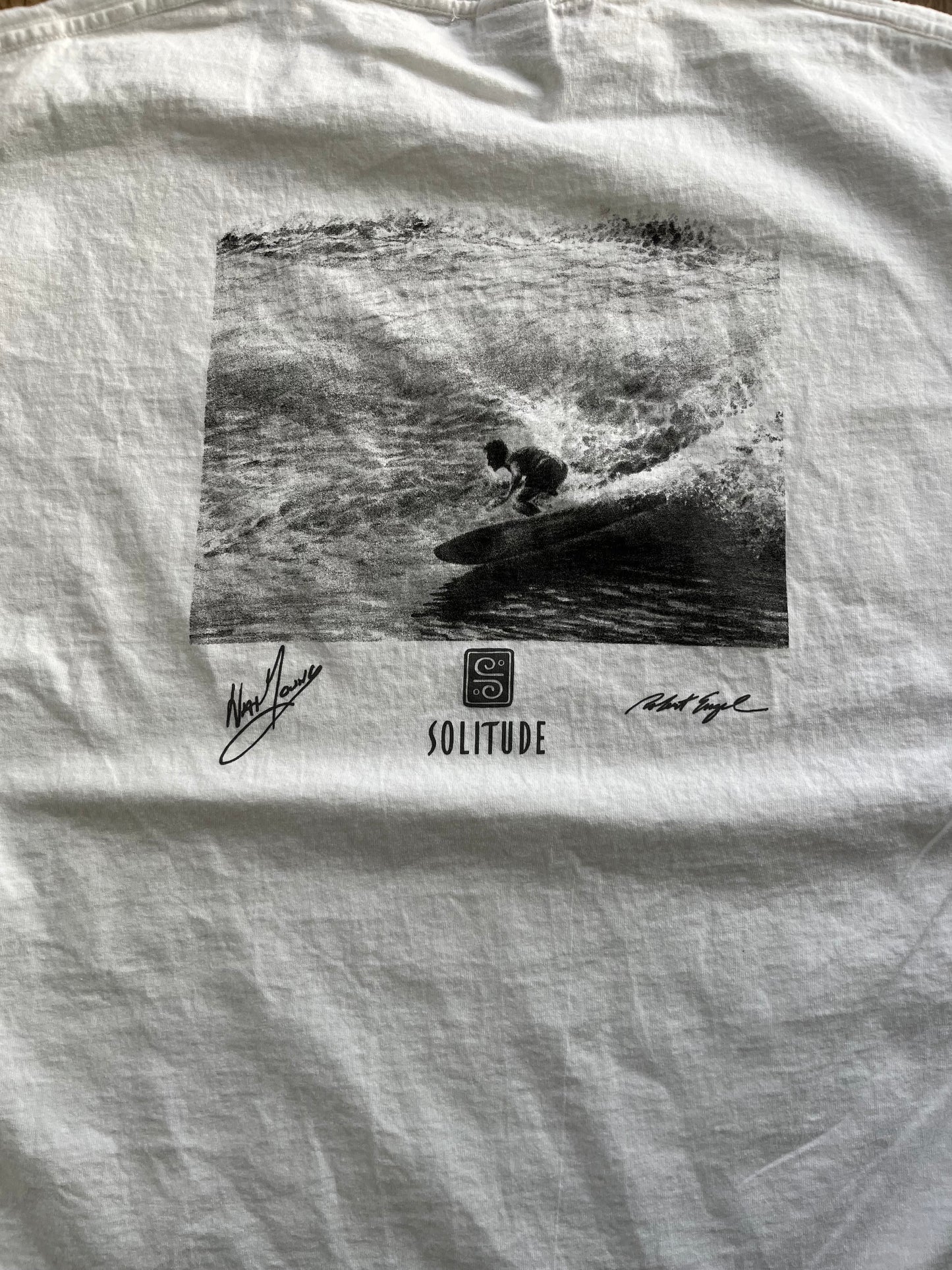 【Solitude】00's Y2K surf the waterman series nat young T-shirt （men's L) ※カード付き