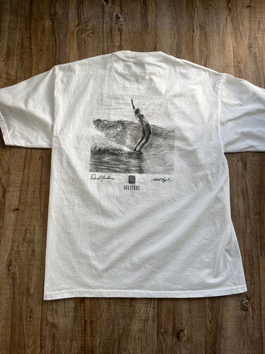 【Solitude】00's Y2K surf the waterman series  Debit Nuuhiwa T-shirt （men's L) ※カードなし