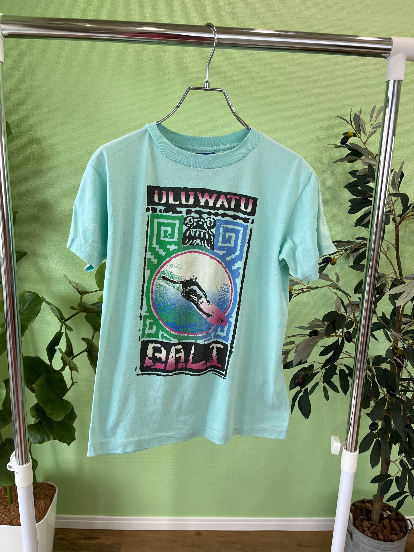 【Ocean Pacific】80's Ocean Pacific ULUWATU BALI T-shirt (women's L)