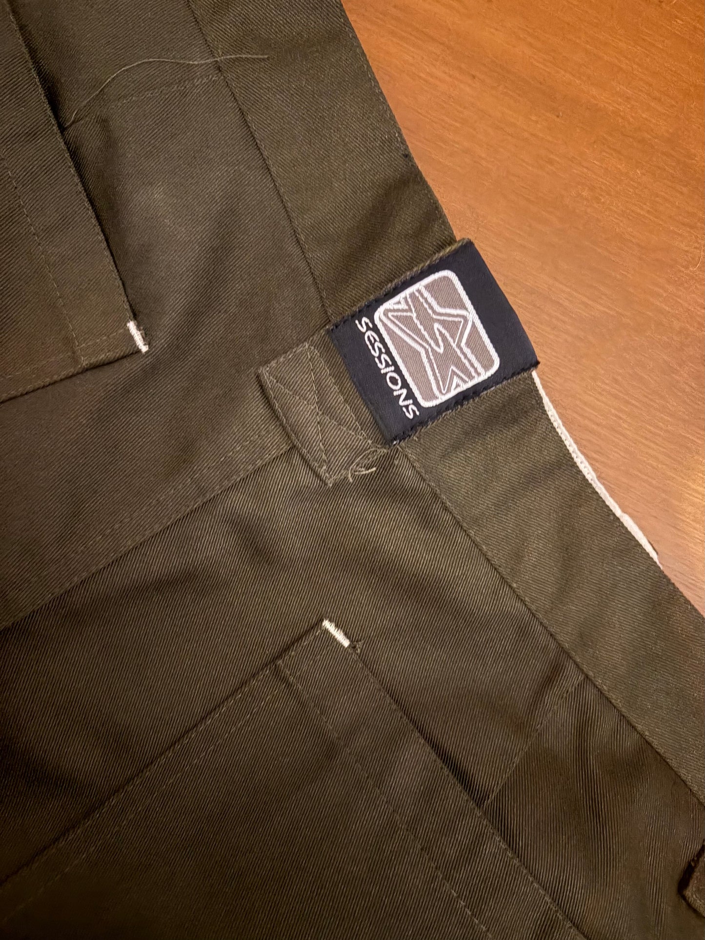 【Dead Stock】 90's sessions surf skate work pants (size:32inch)