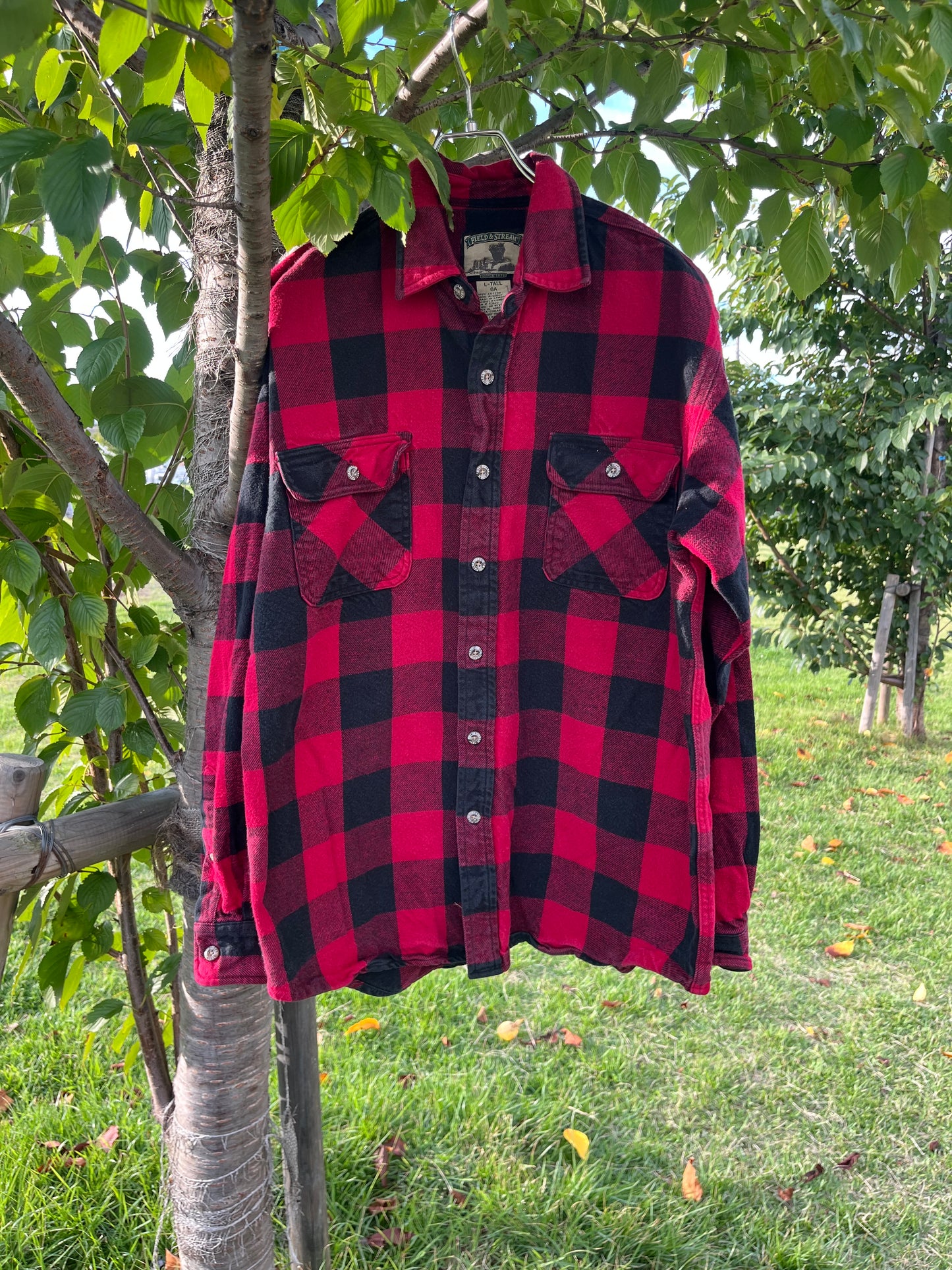 Field & Stream Heavy Flannel shirts Red (men's L)