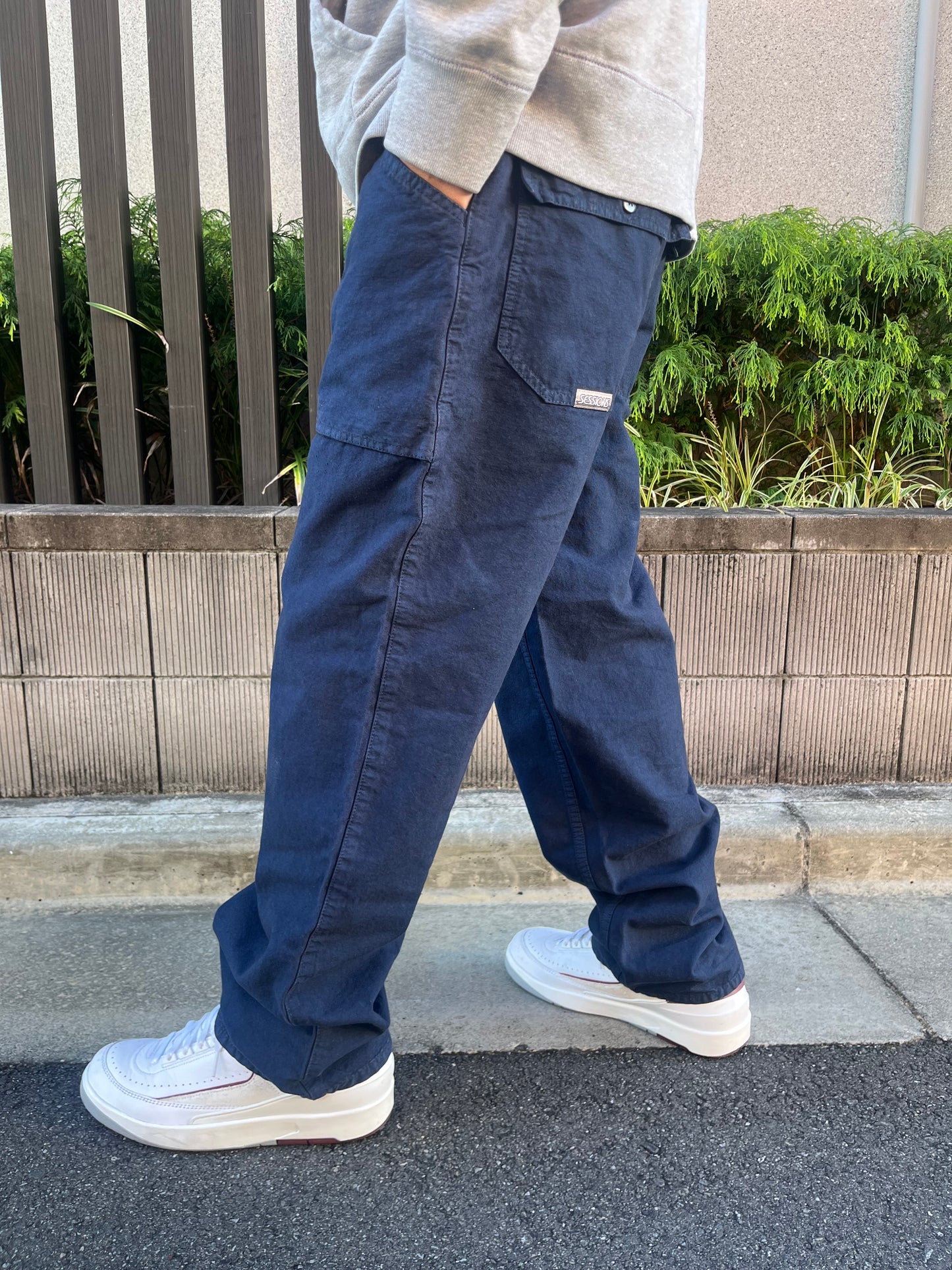 【Legend surf collection】90's sessions surf skate cotton pants (size:32inch)