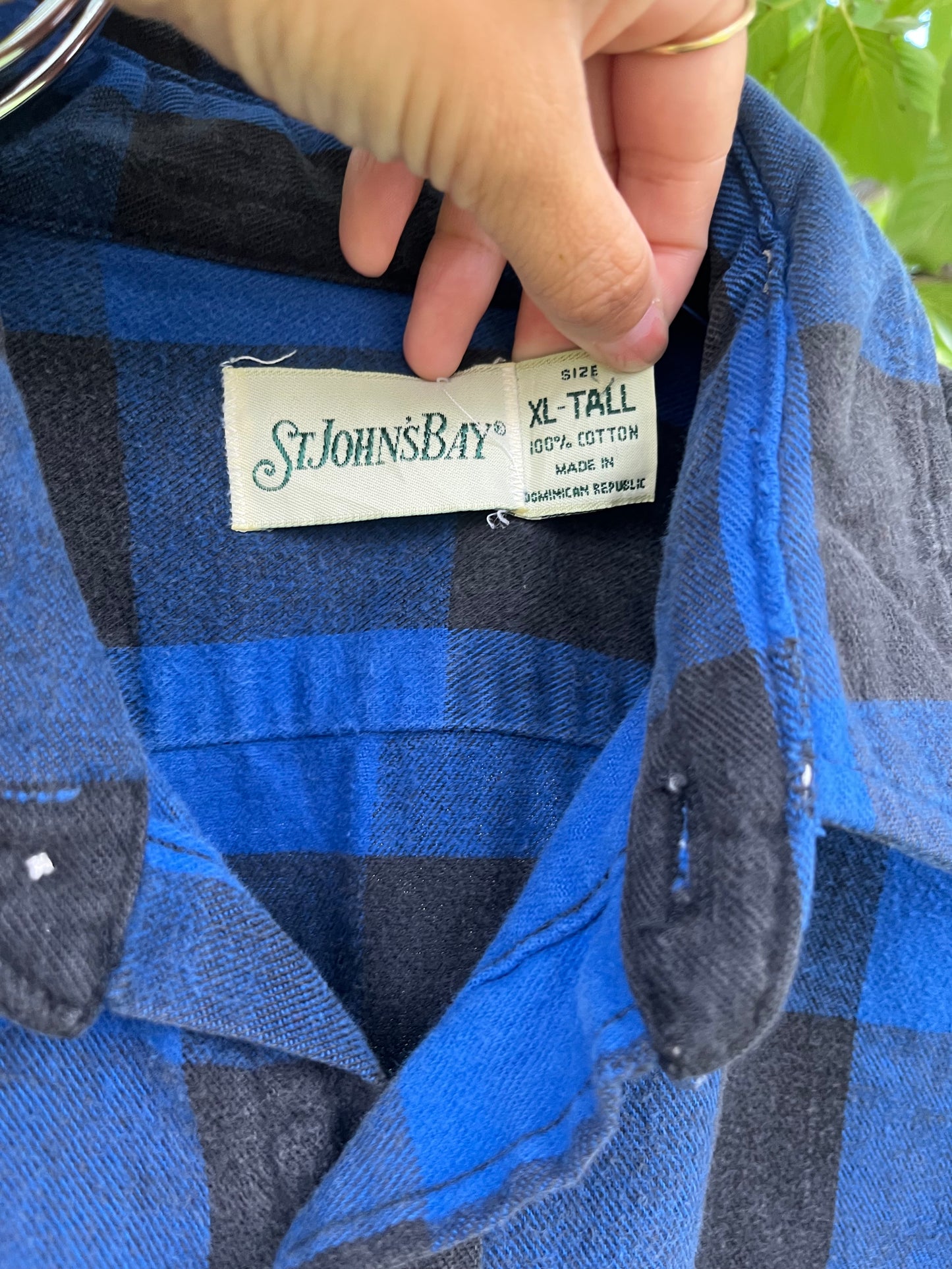 90's St Jone's Bay Heavy Flannel shirts (men's XL)