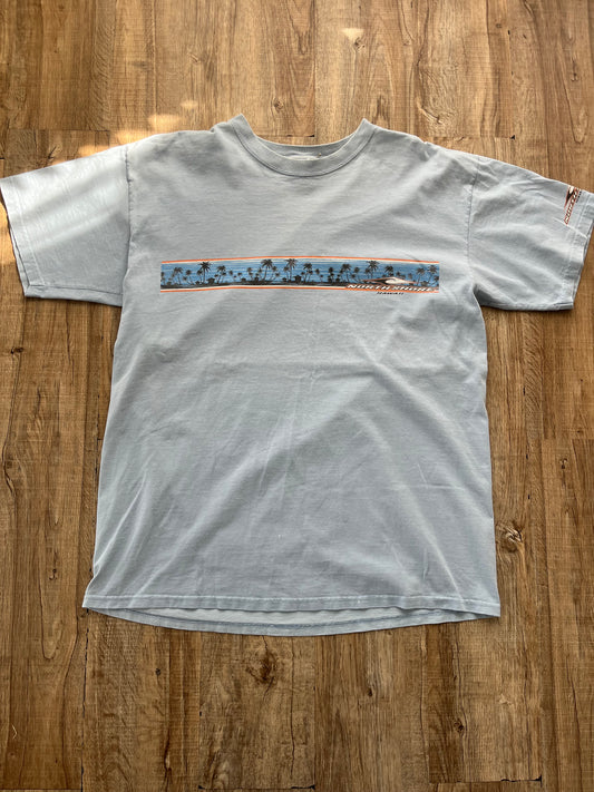 00's NORTH SHOREE HAWAII Souvenir T-shirt （men's L)