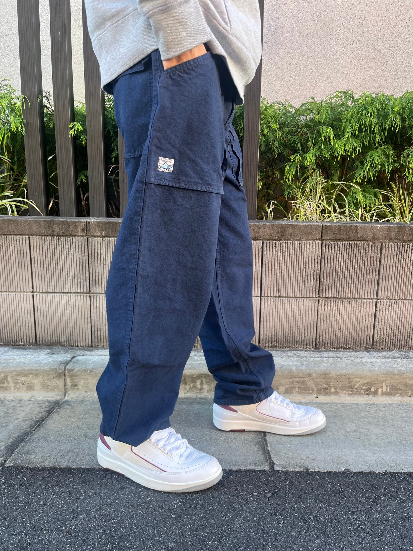 【Legend surf collection】90's sessions surf skate cotton pants (size:32inch)