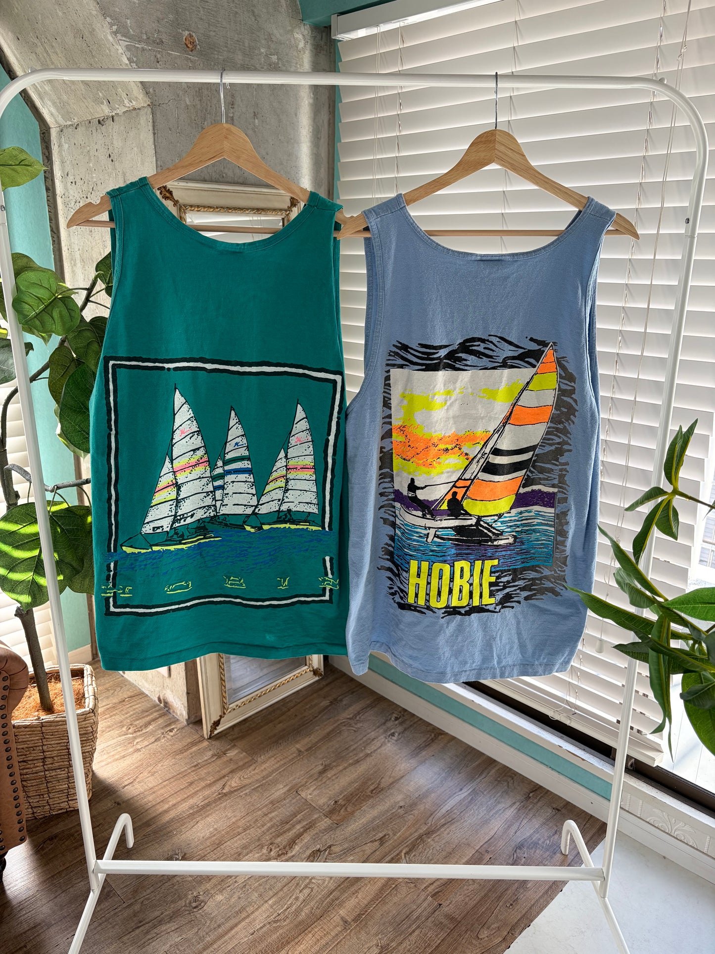 90's Hobie retro Saling tank top men's XL