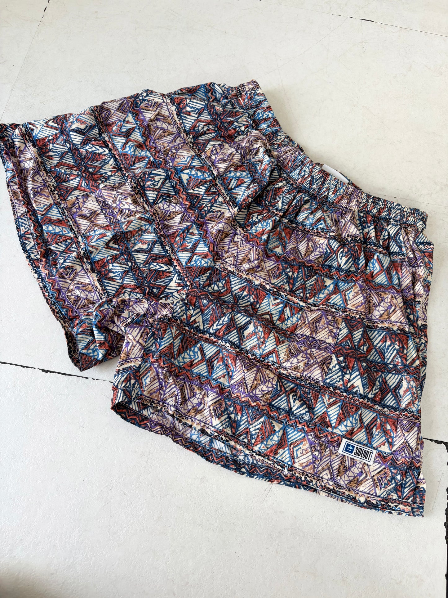 90's SIDE OUT Cotton Beach Shorts size women's M