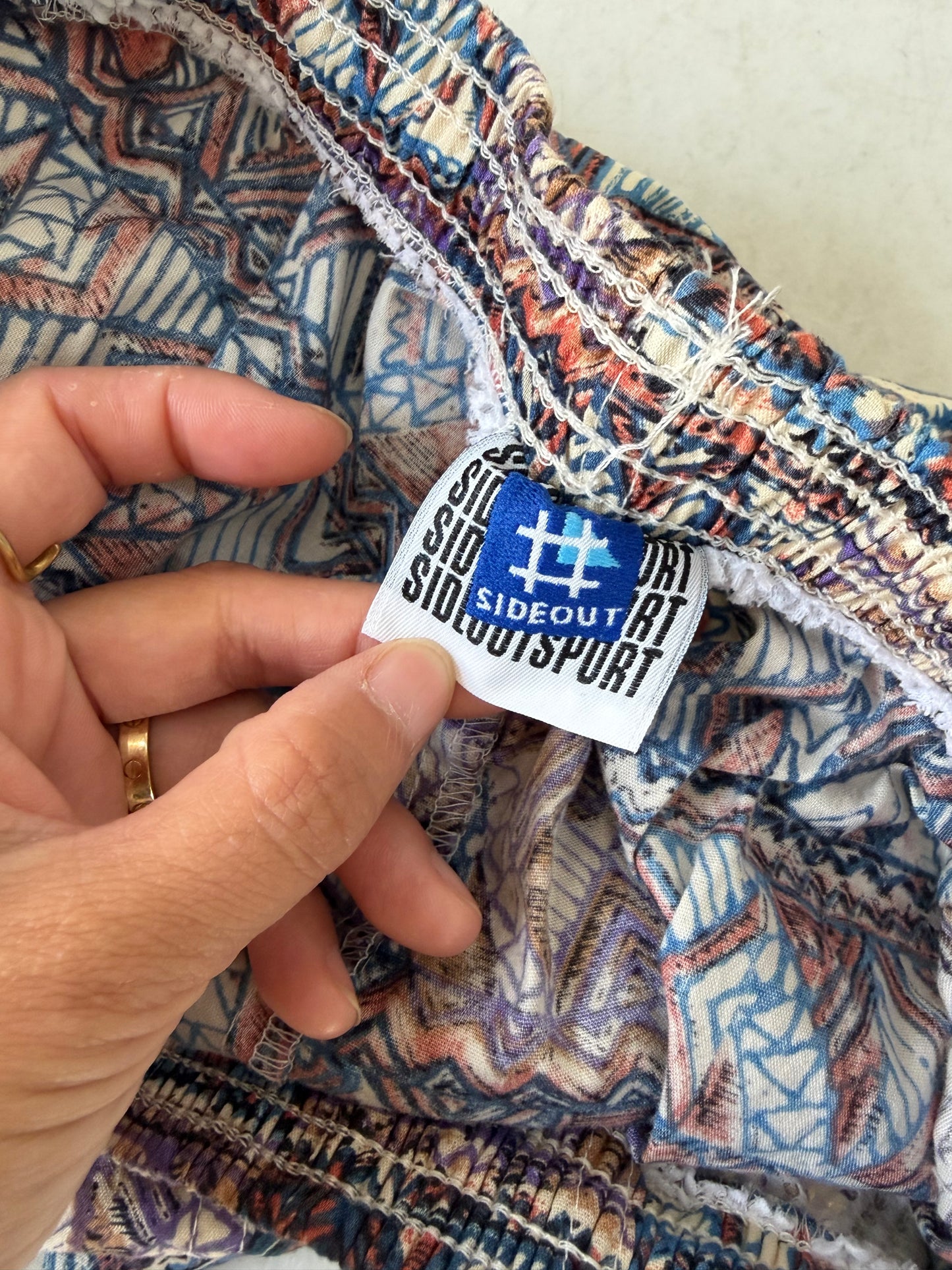 90's SIDE OUT Cotton Beach Shorts size women's M