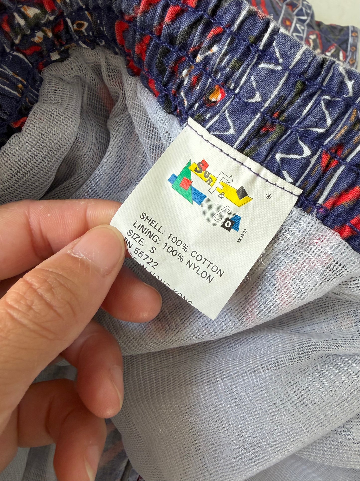 Surf & Co Vintage Cotton Beach shorts size S