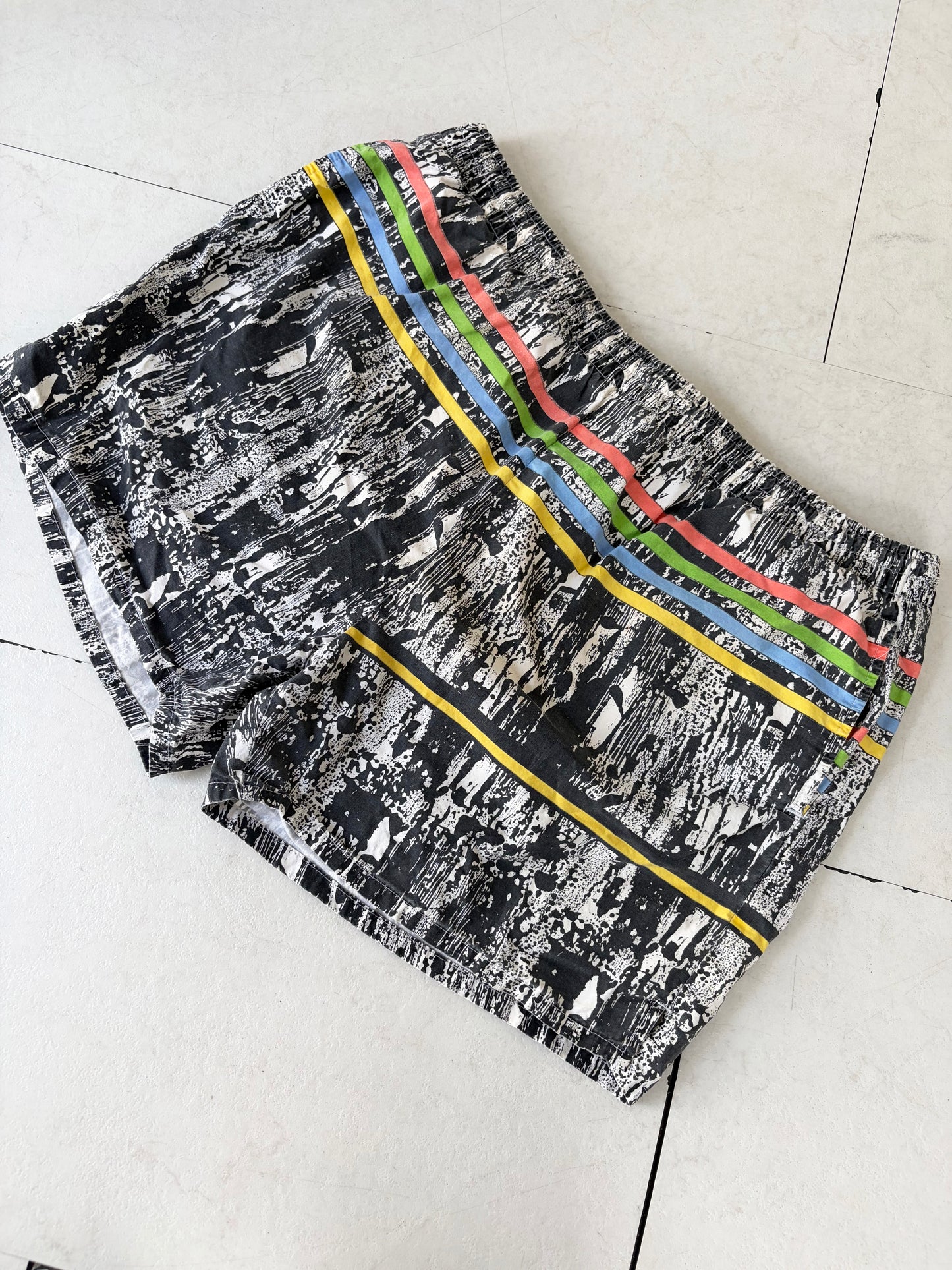 80's FIll Nylon Beach Shorts men's L