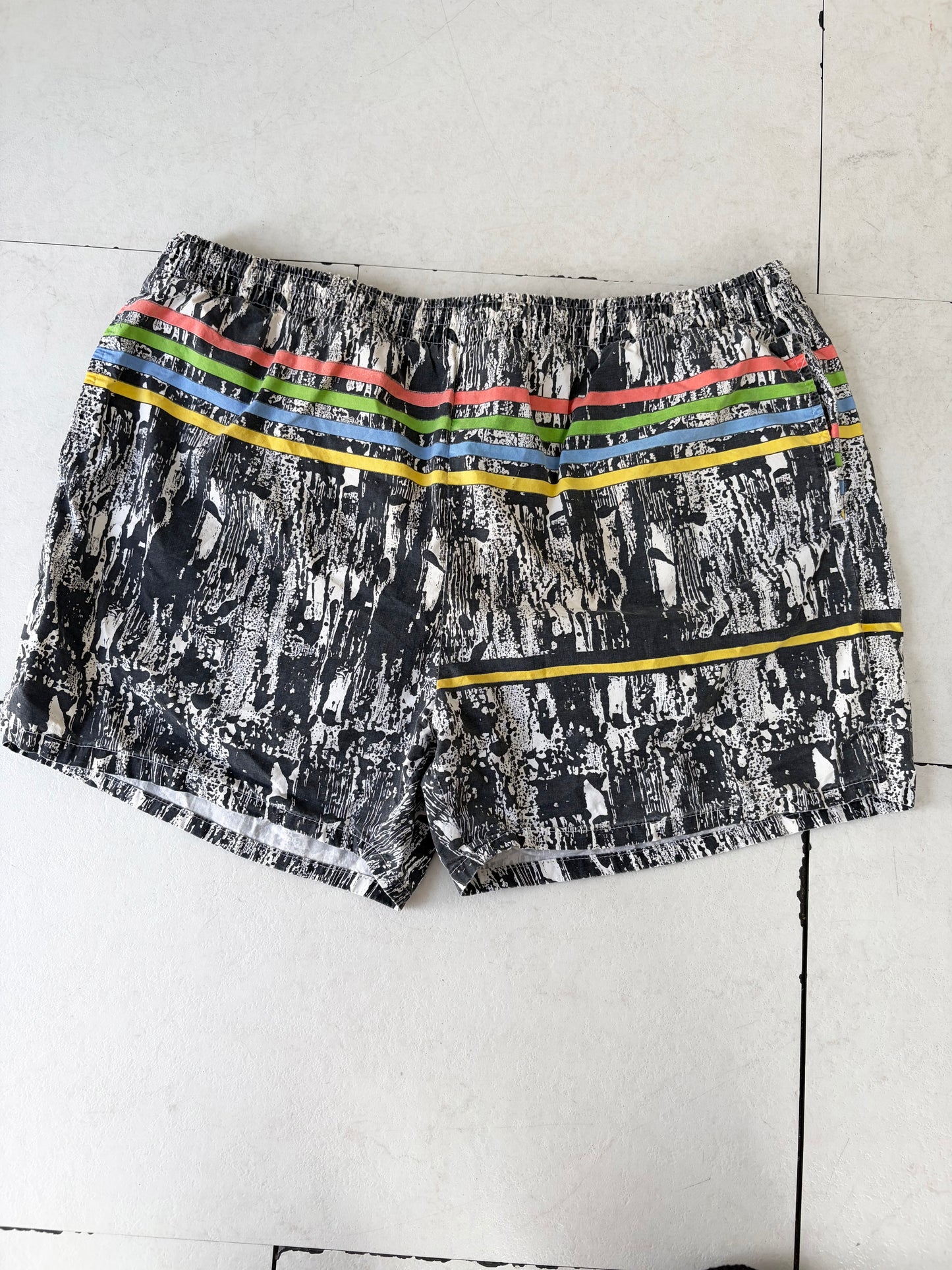 80's FIll Nylon Beach Shorts men's L