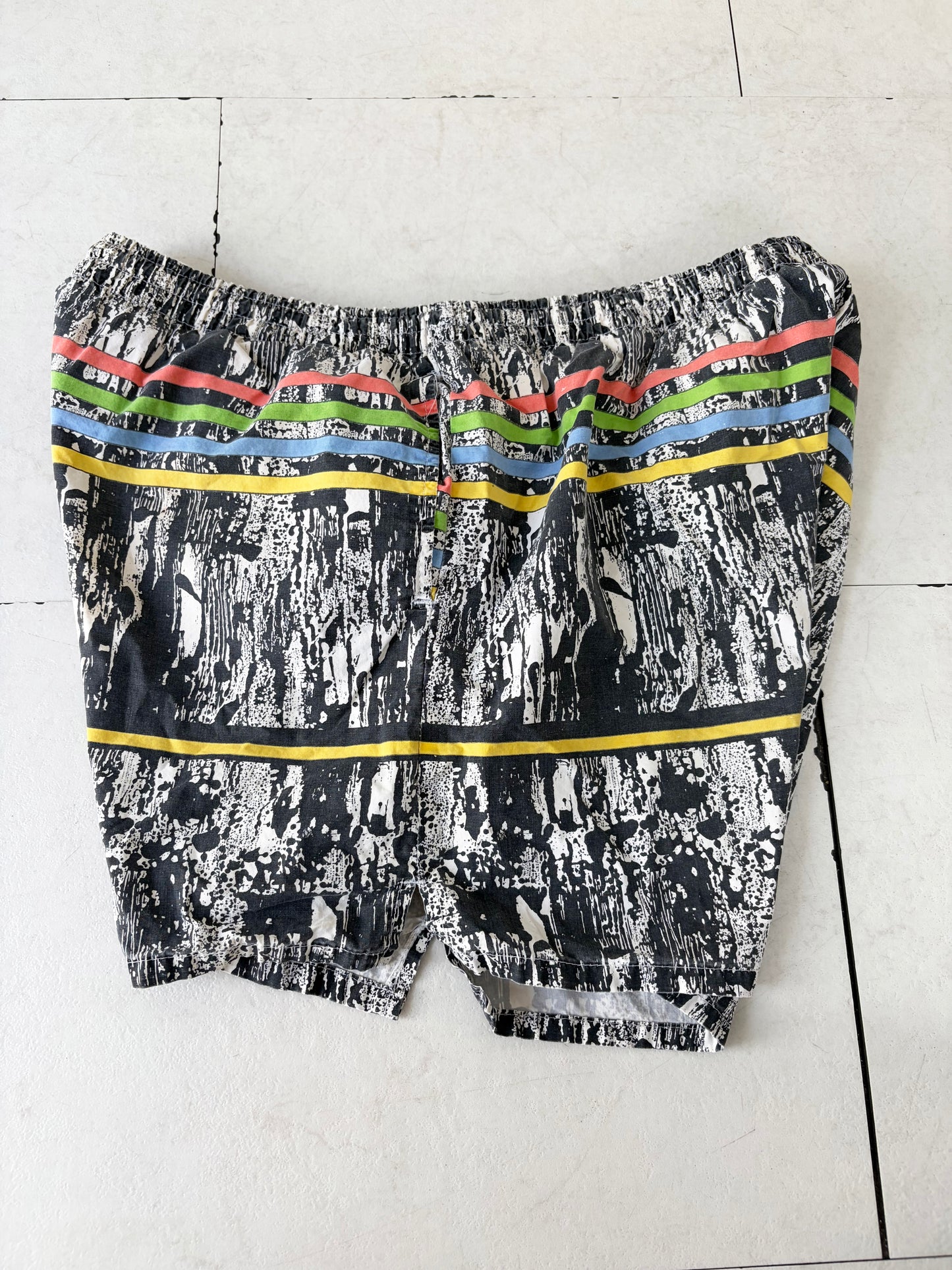 80's FIll Nylon Beach Shorts men's L