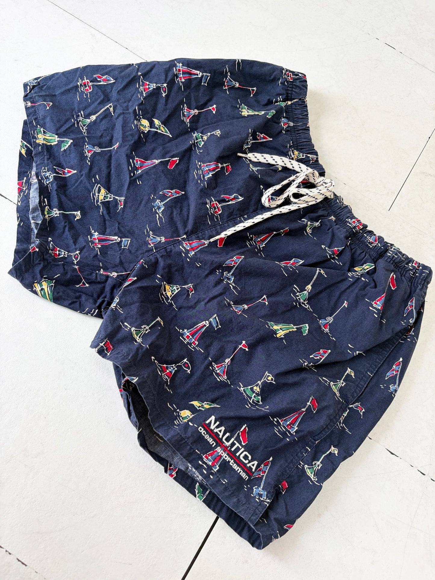 90's nautica Swim Beach shorts size men's XL