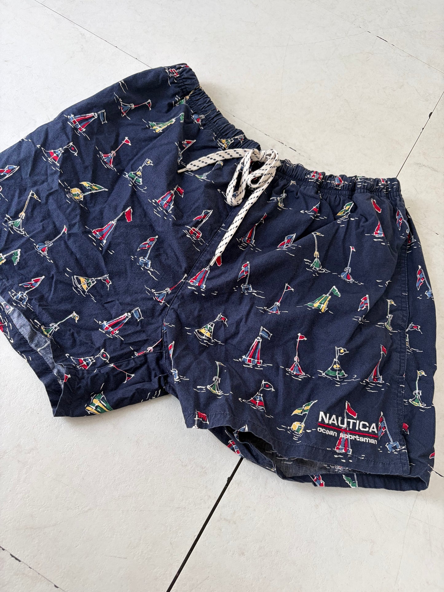 90's nautica Swim Beach shorts size men's XL