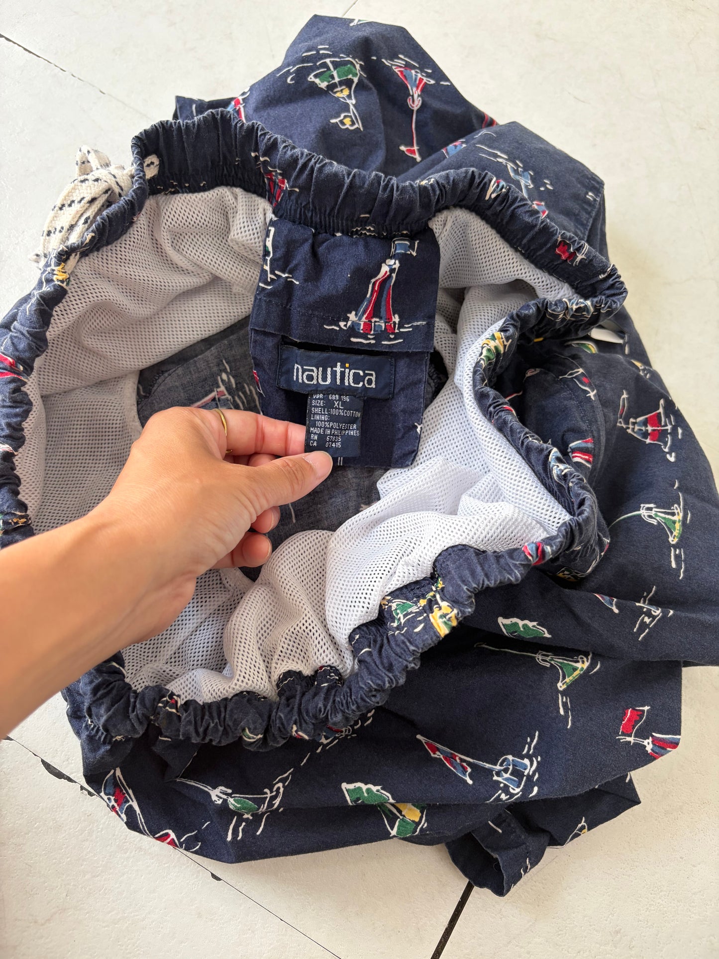 90's nautica Swim Beach shorts size men's XL