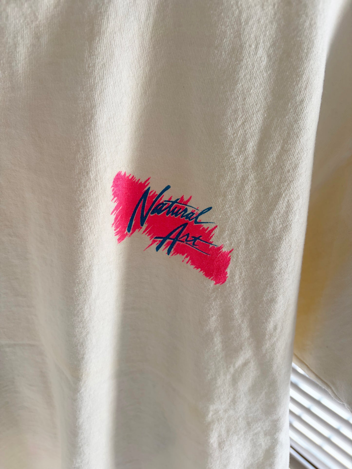 80's Natural art surfboard PRO-AM SURF CONTEST T-shirt (men's L)