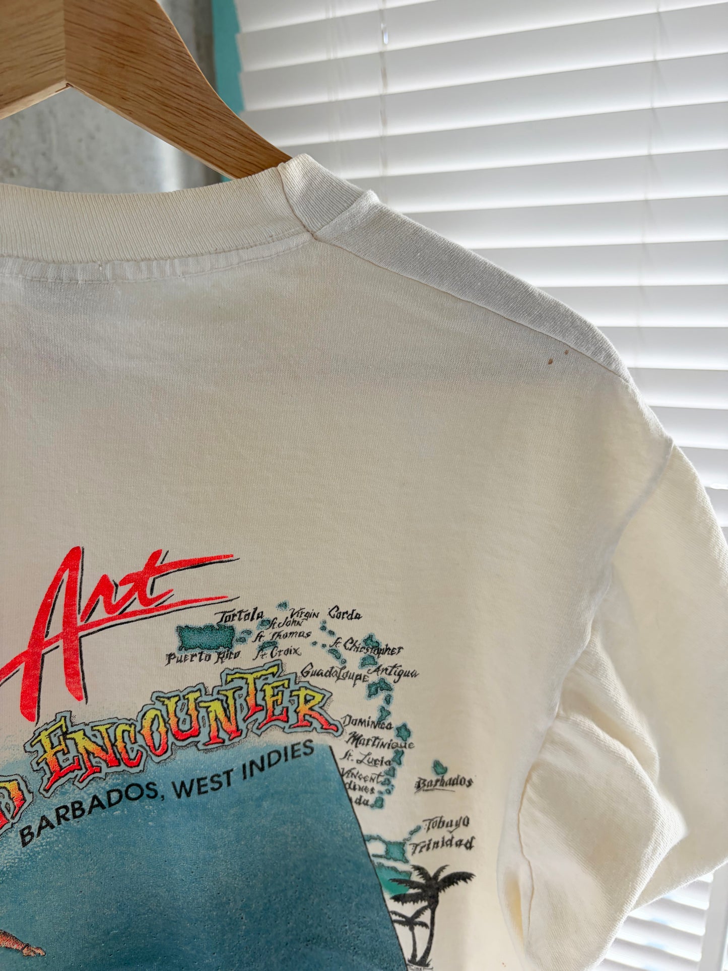 80's Natural art surfboard PRO-AM SURF CONTEST T-shirt (men's L)