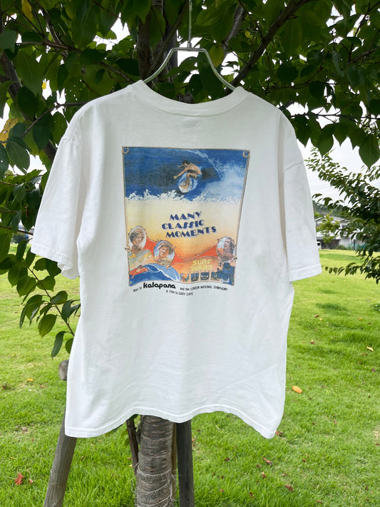 00's MANY CLASSIC MOMENTS Surf T-shirt (men's M)