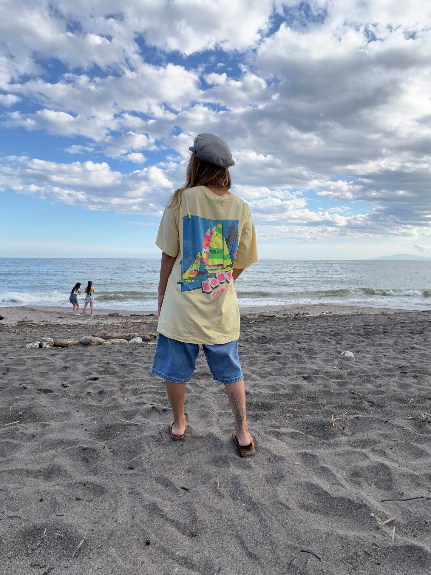 80's Hobie saling world tour Tee men's XL