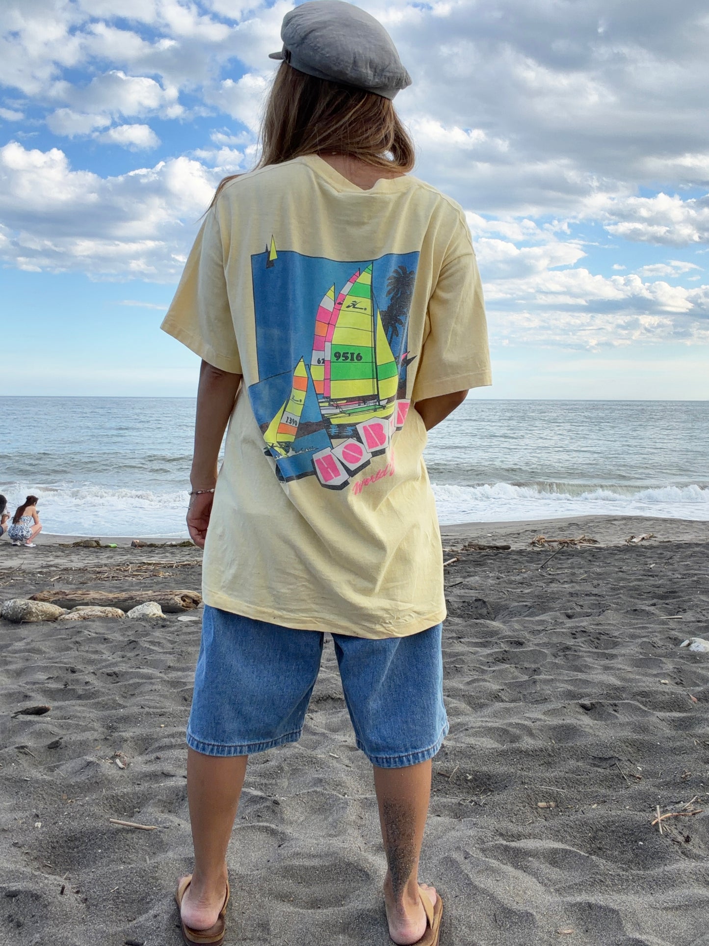 80's Hobie saling world tour Tee men's XL