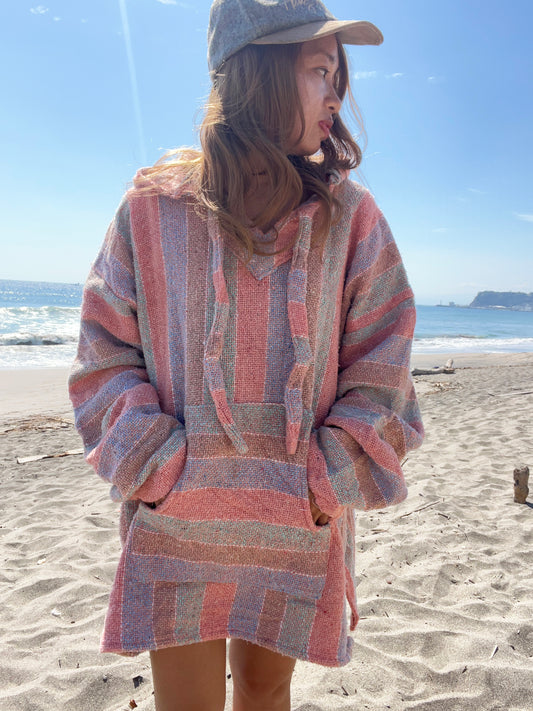 TEJIDOS TEPICOS Baja Hoodie Mexican Parka (size:XL)