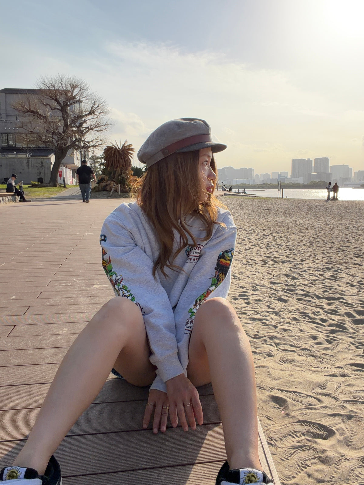 00's RONJON SURF SHOP  "ONE OF A KIND" Sweat Shirt ( men's S相当)