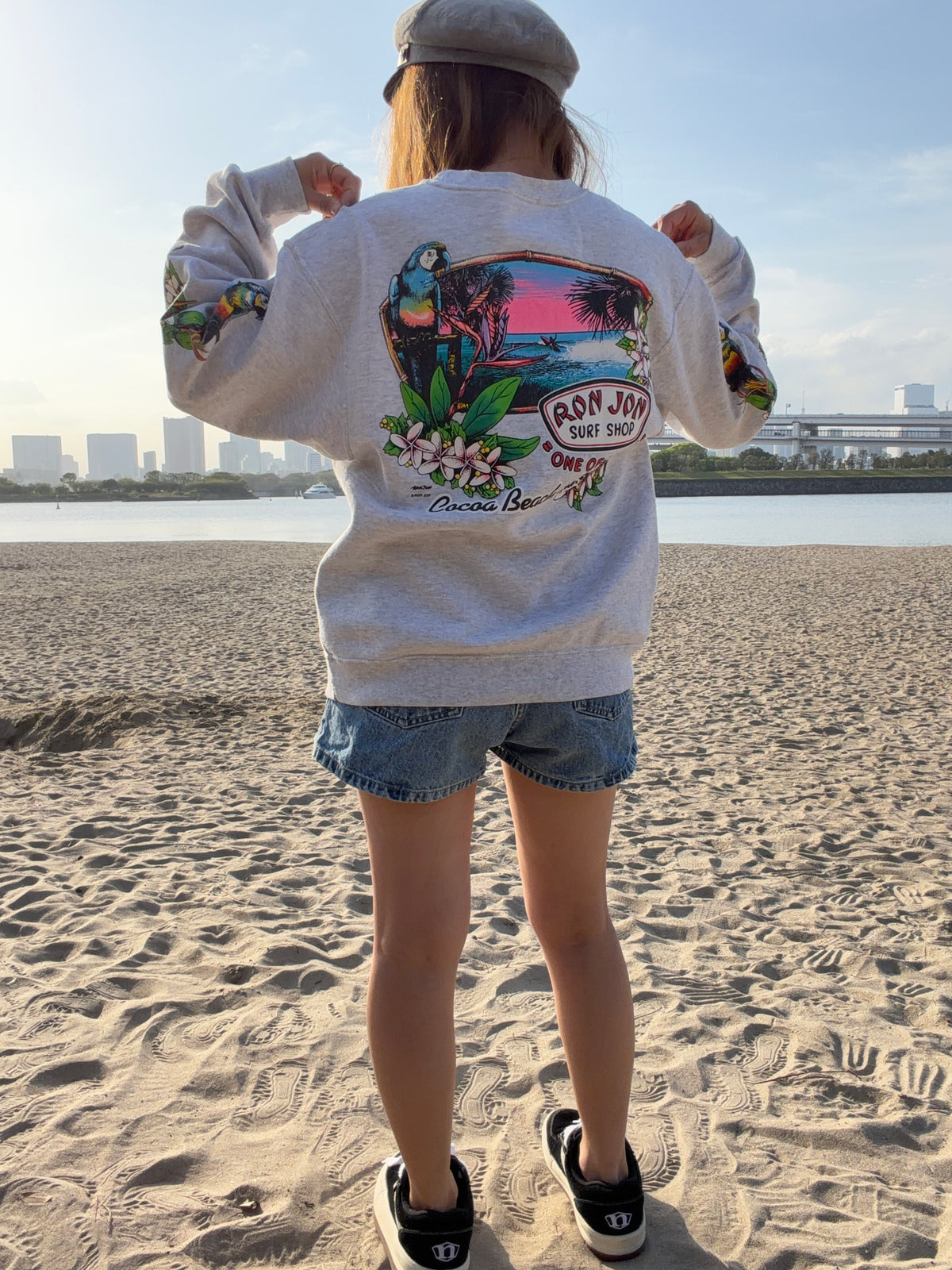 00's RONJON SURF SHOP  "ONE OF A KIND" Sweat Shirt ( men's S相当)