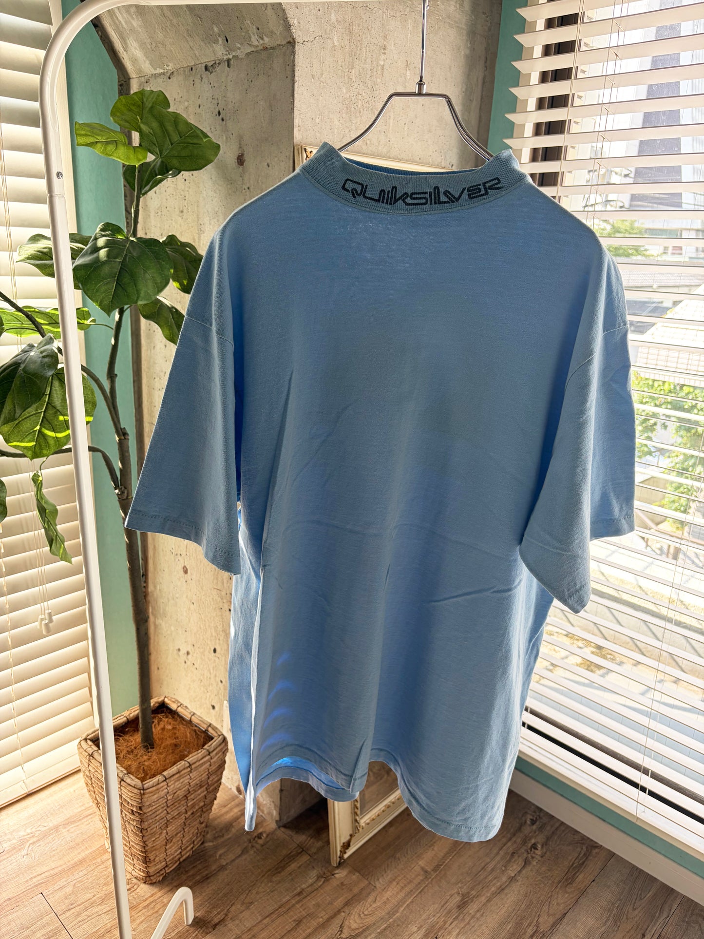 80's quiksilver Mock Neck Tee men's XL