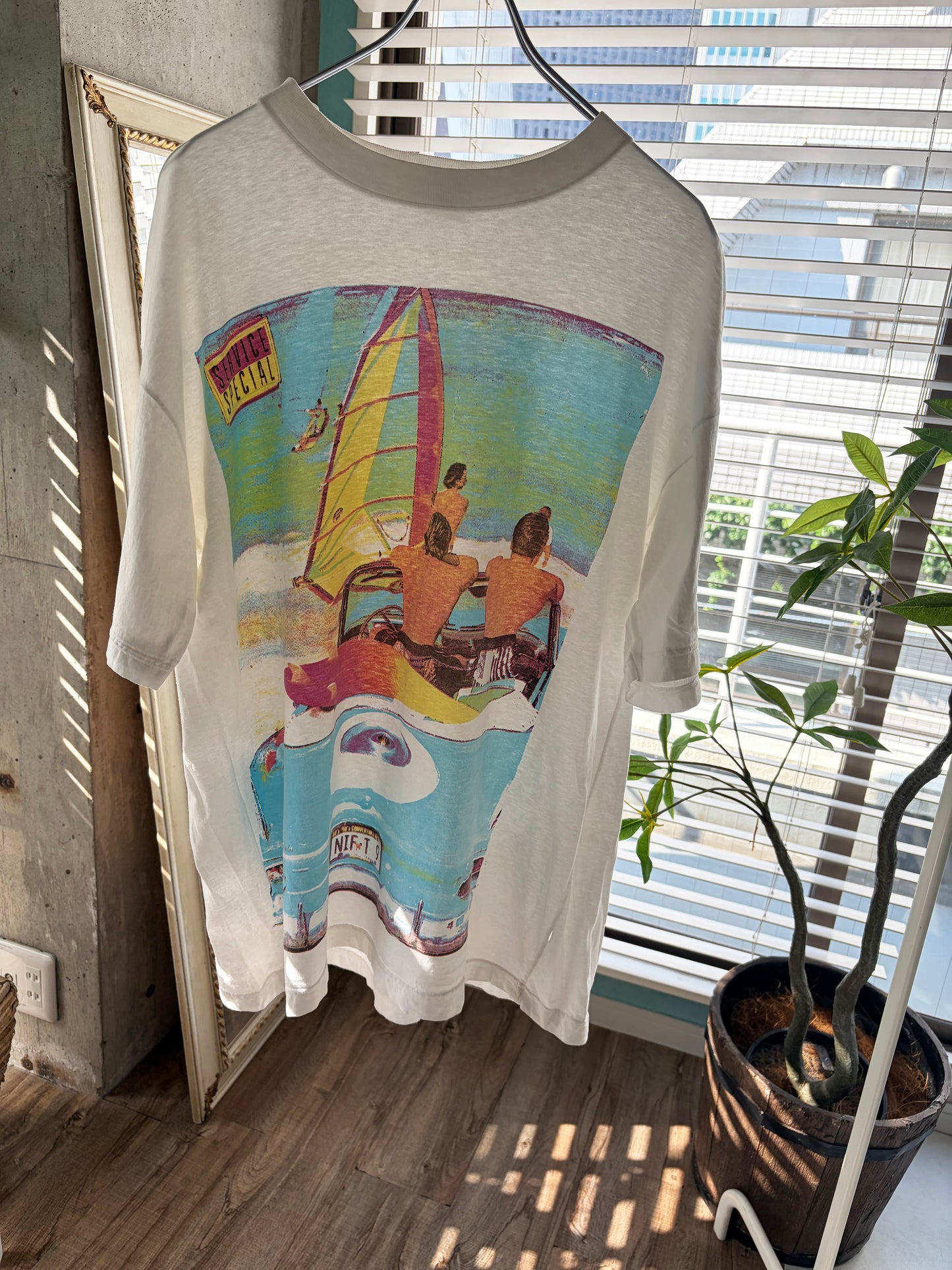Euro vintage myway water sports tee size M