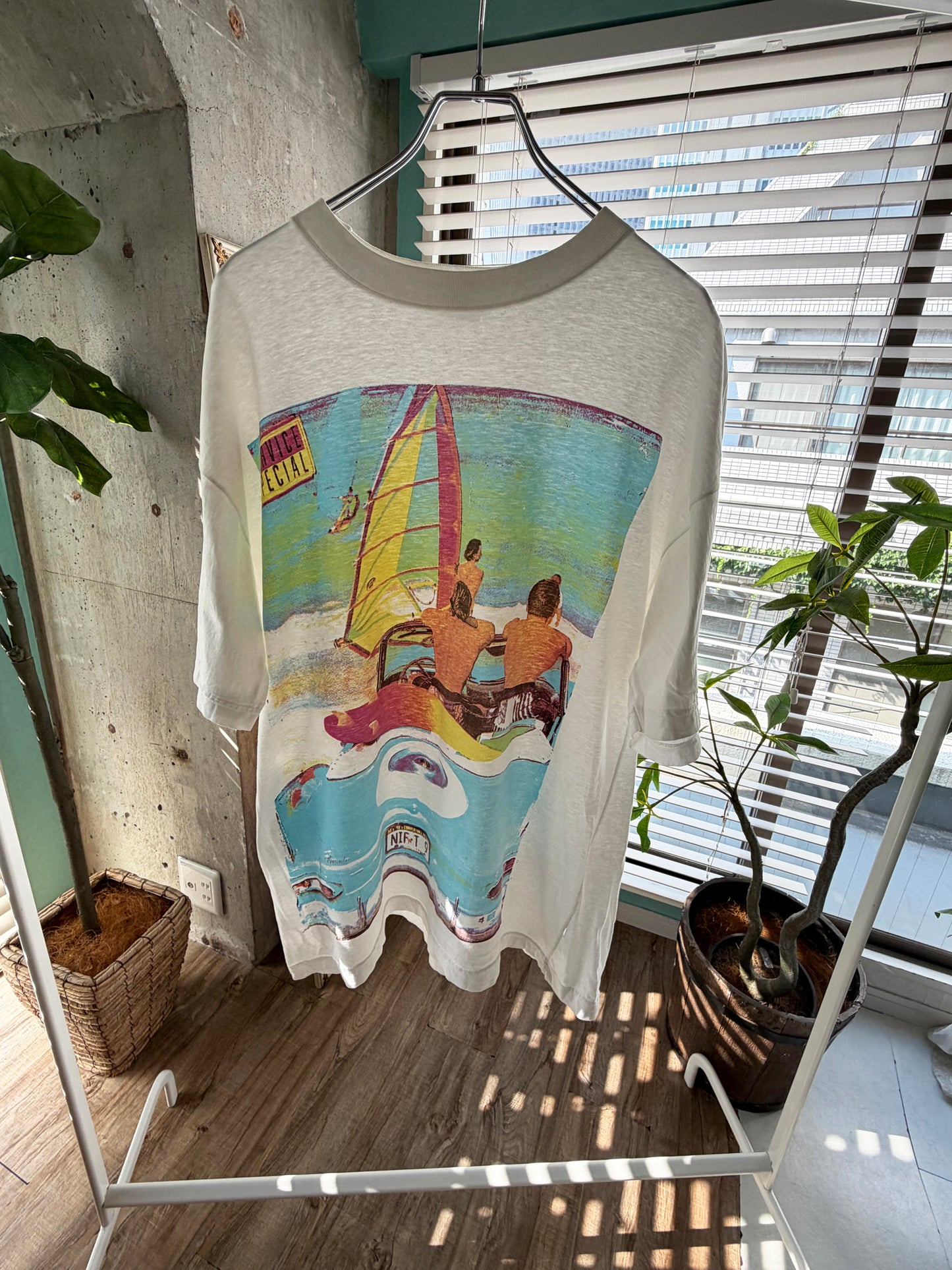 Euro vintage myway water sports tee size M