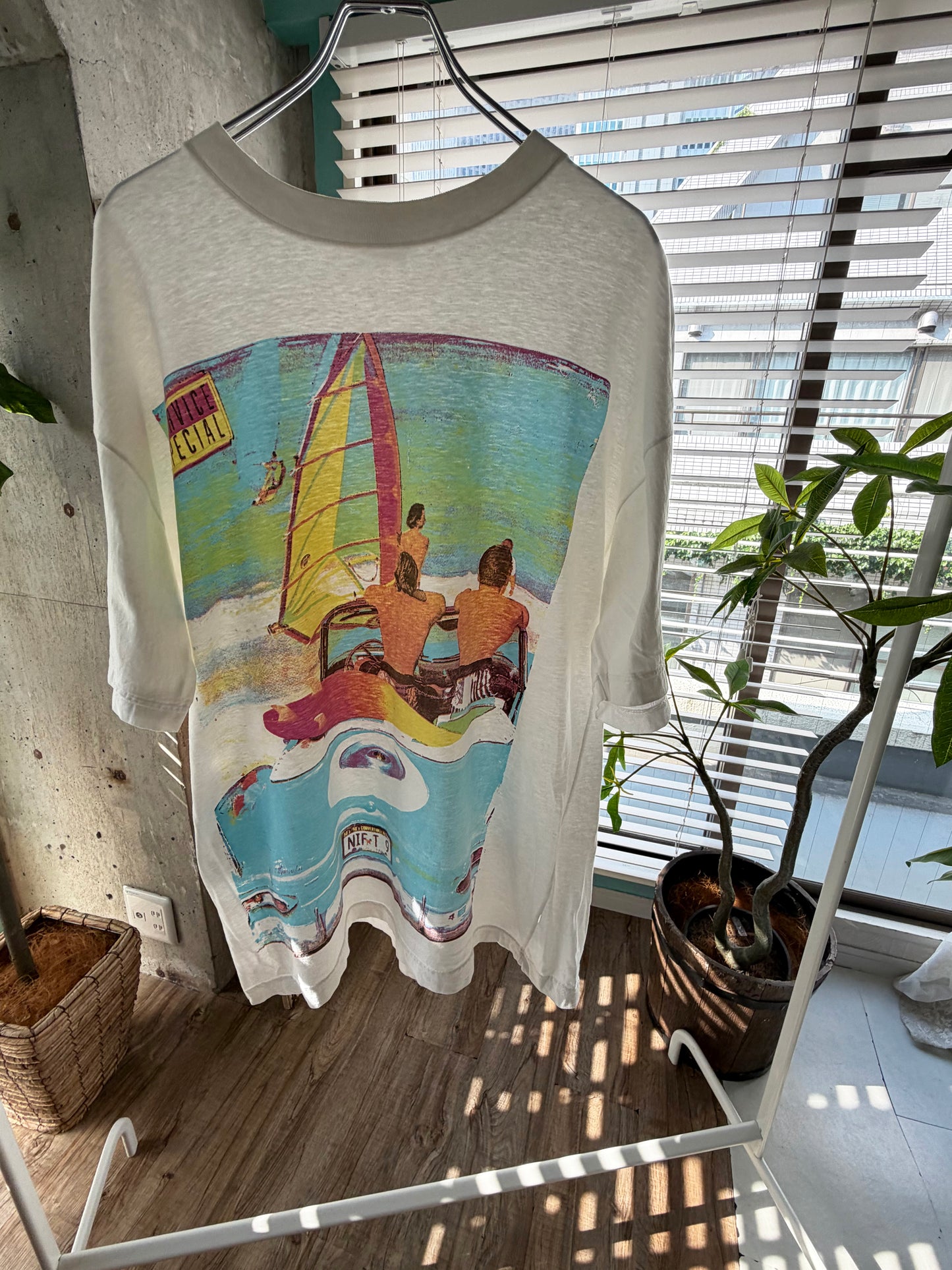 Euro vintage myway water sports tee size M