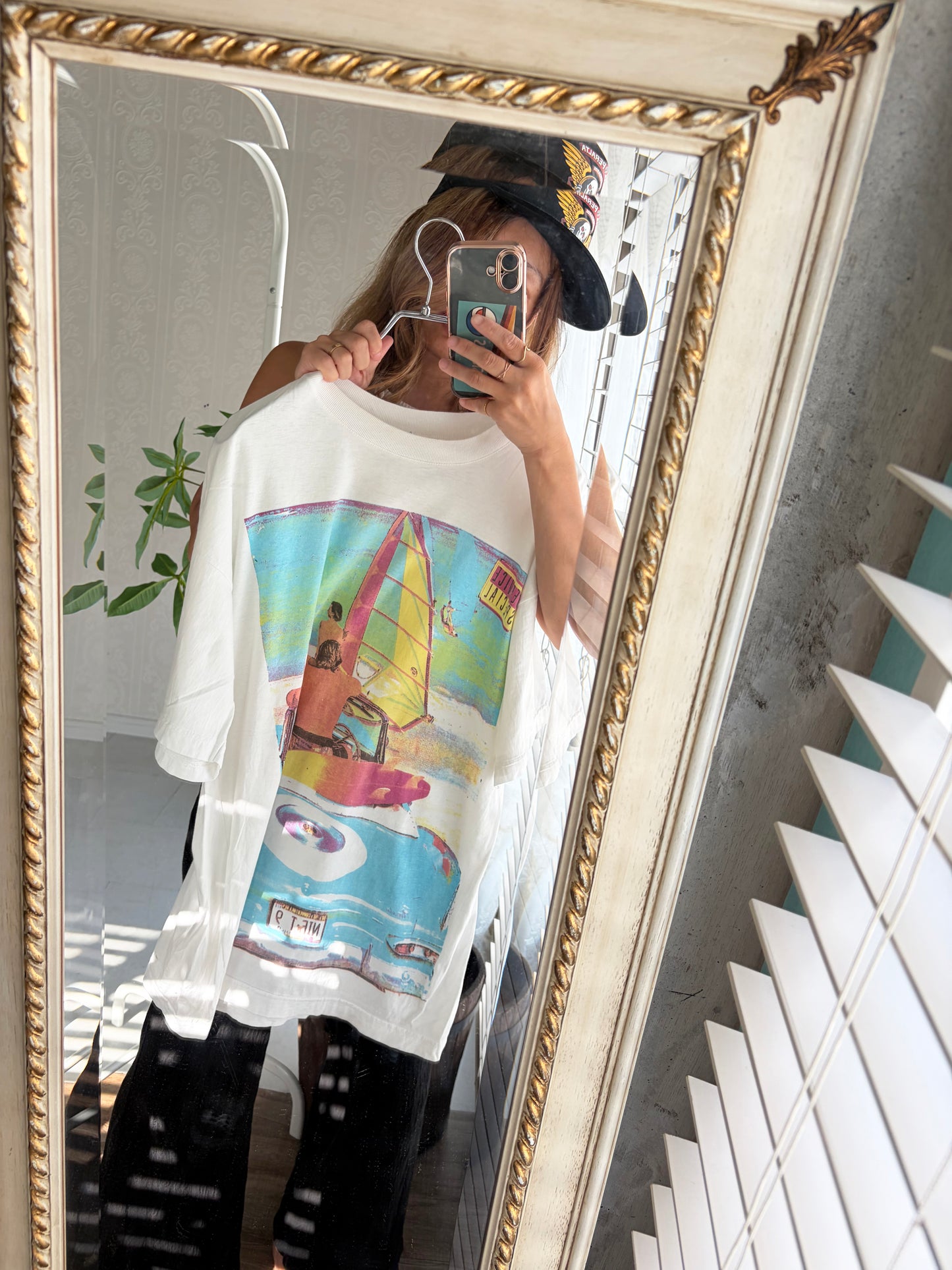 Euro vintage myway water sports tee size M