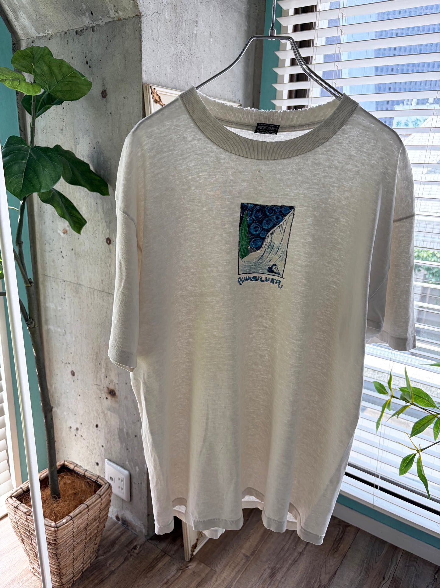 BORO 90's Quik Shilver Surf Tee men's L