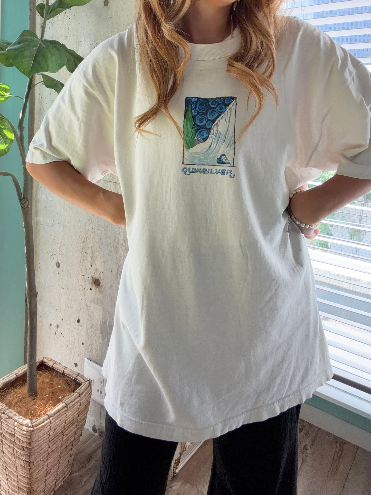 BORO 90's Quik Shilver Surf Tee men's L