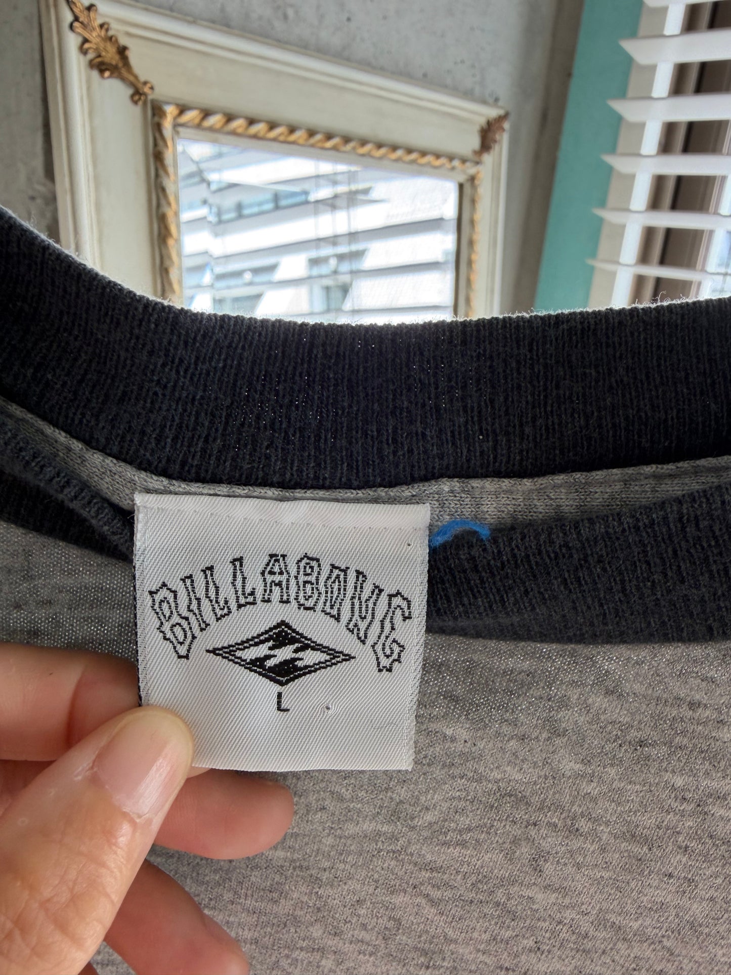 90's Billabong monotone surf tee made in USA size L