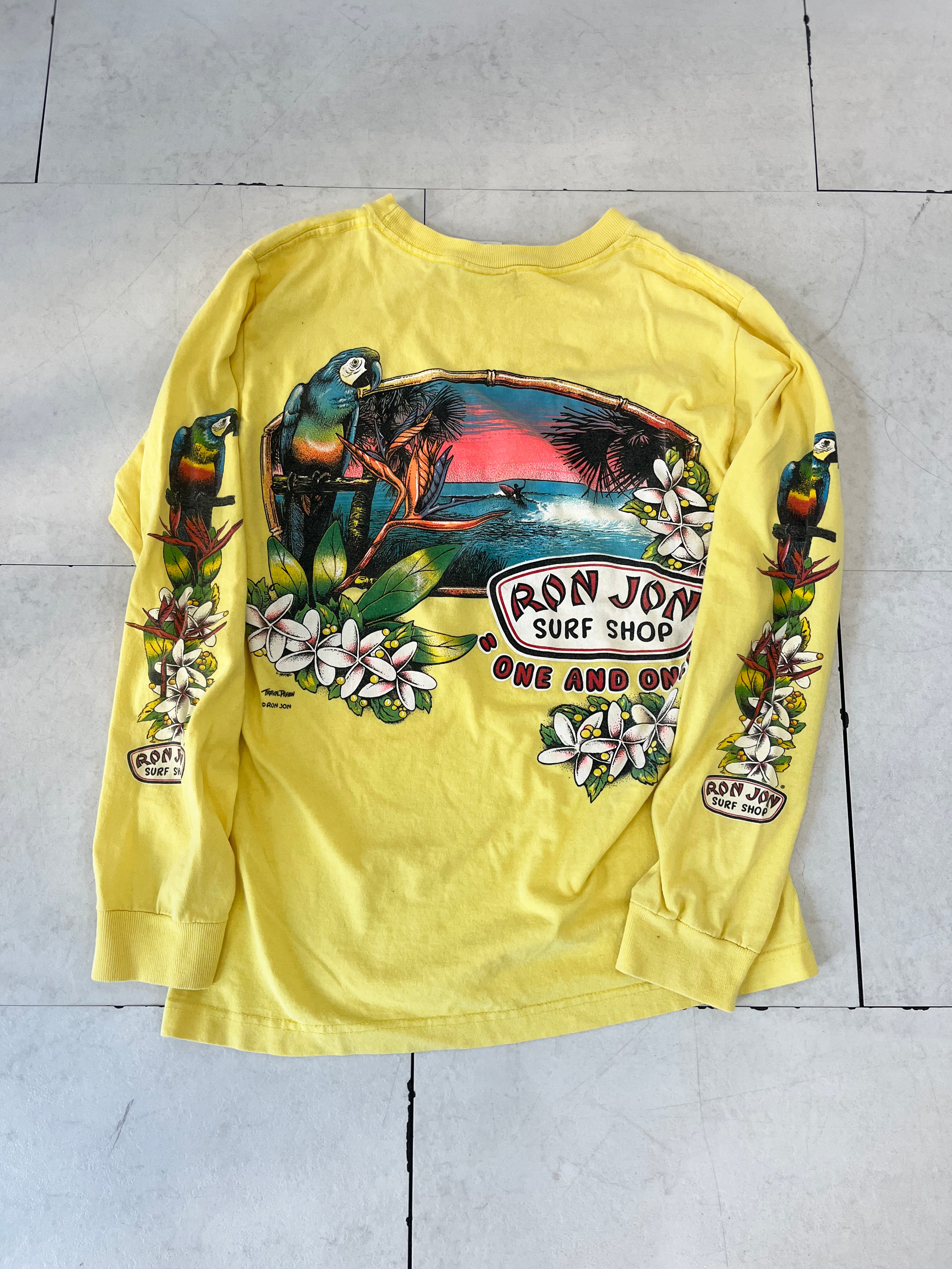 00's RONJON SURF SHOP Long Sleeve T-shirt (men's S) – sup rising