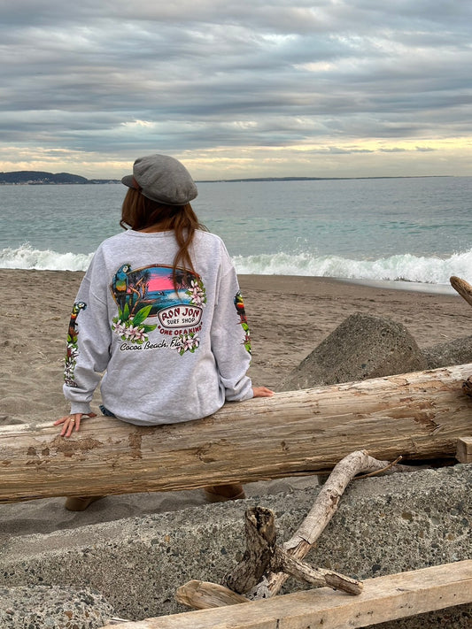 00's Ronjon Surf Shop Paradise surf sweatshiirt (men's L)