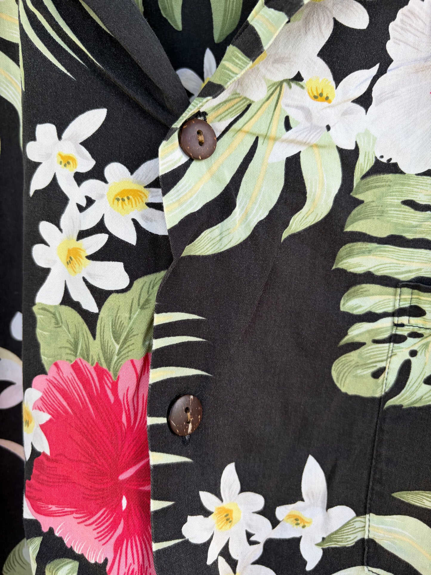 High surf All Over Pattan Cotton Aloha Shirt (men's XL)