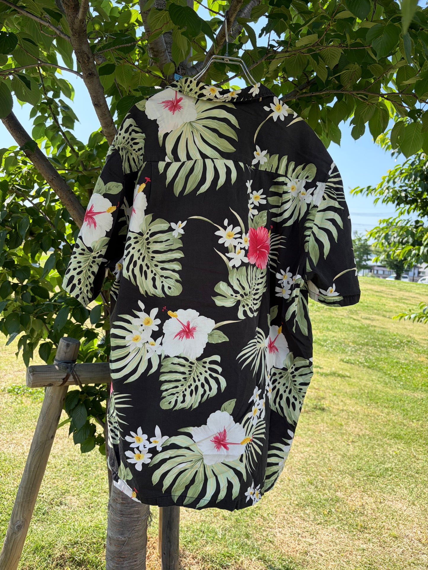High surf All Over Pattan Cotton Aloha Shirt (men's XL)