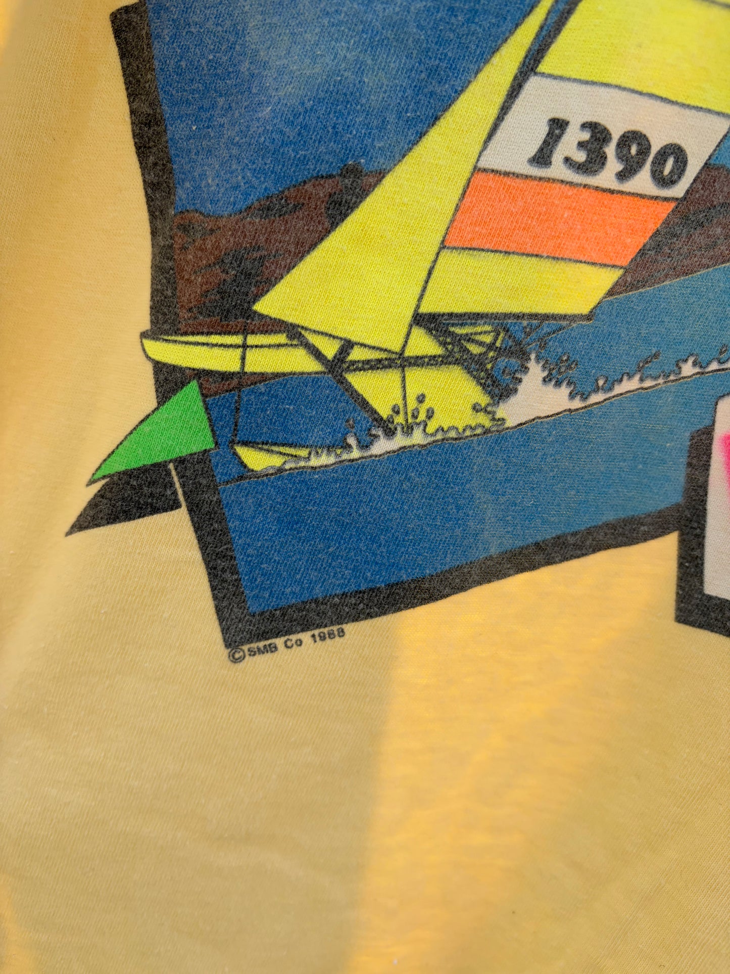 80's Hobie saling world tour Tee men's XL