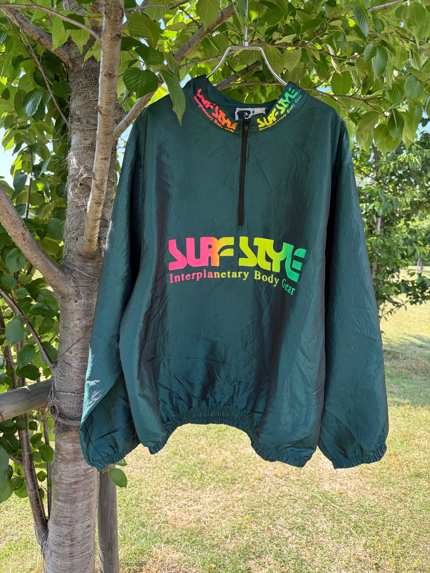 90's Surf Style Nylon Pullover onesize