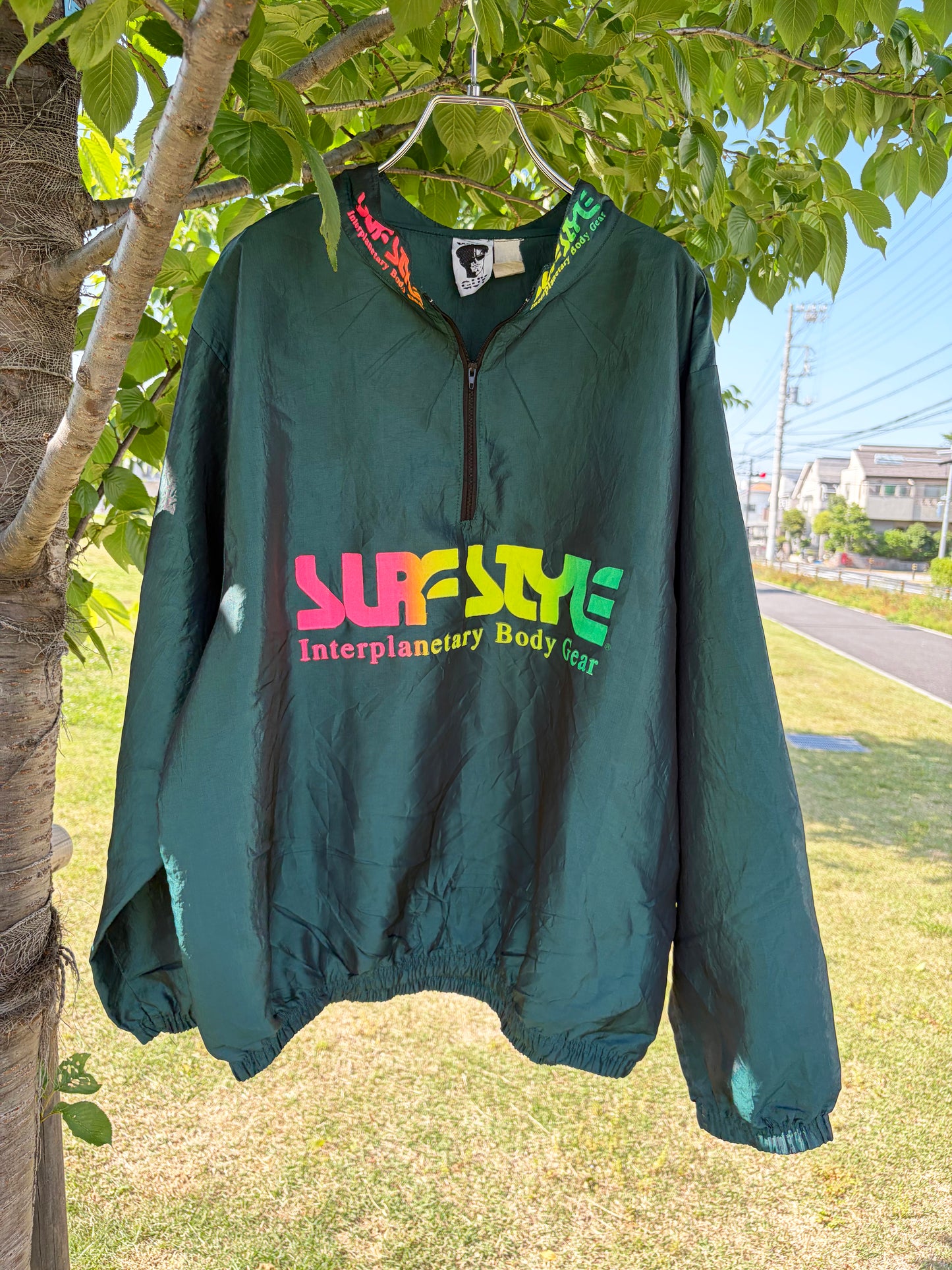 90's Surf Style Nylon Pullover onesize