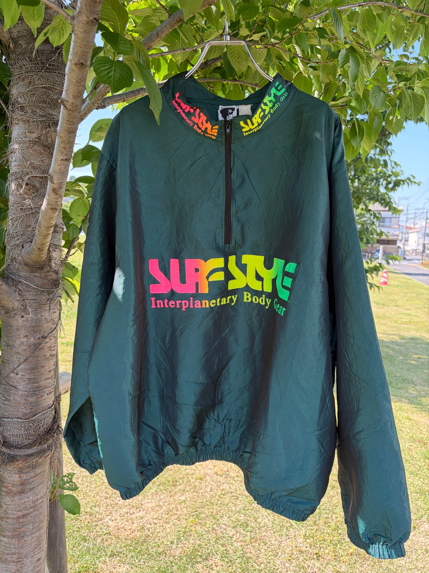 90's Surf Style Nylon Pullover onesize